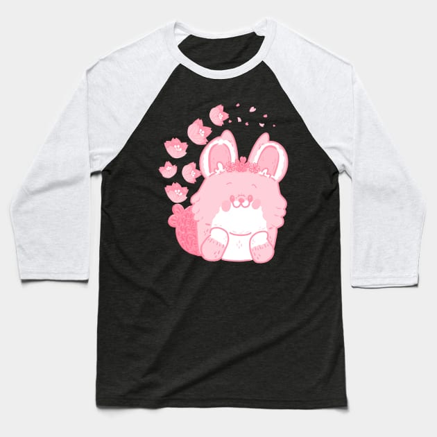 Sakura Mergi Baseball T-Shirt by Fluffymafi